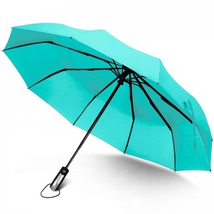 ของขวัญทางการตลาดพร้อมพิมพ์เบา windproof 10ribs 3 พับร่มและฝน