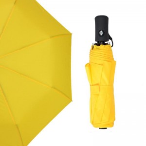 2019 เดินทางขนาดกะทัดรัดใช้งานง่าย windproof 2 ชั้นอัตโนมัติ AOAC 3 พับร่ม